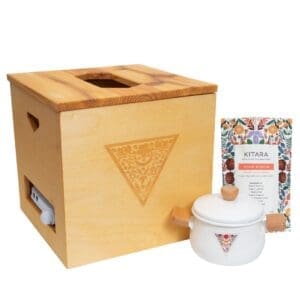Kitara's Savings Bundle: All Inclusive Set-up with Handmade Seat, Speciality Pot, and Burner