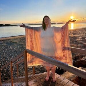 Handwoven Yoni Steam Gown